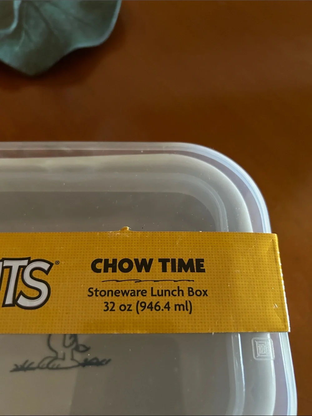 Peanuts Snack Container